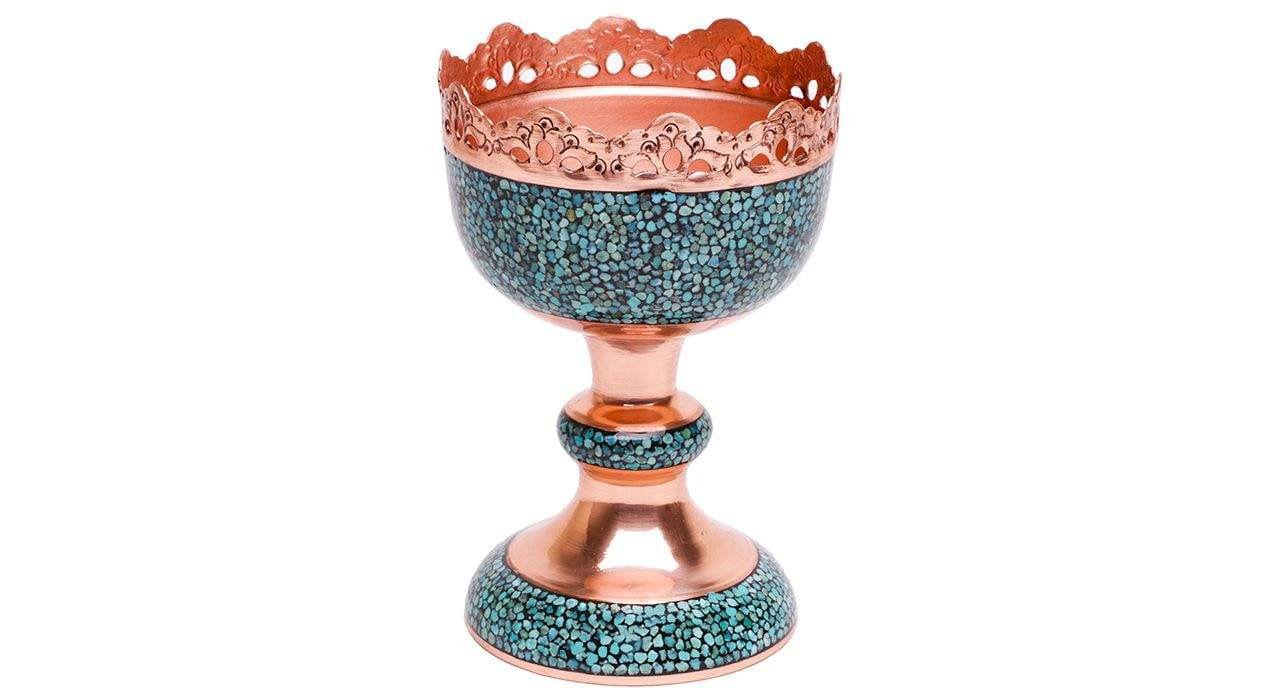 Persian Turquoise Handicraft Copper Bowl Model 136,Turquoise,iranian Turquoise,persian Turquoise,iran Turquoise