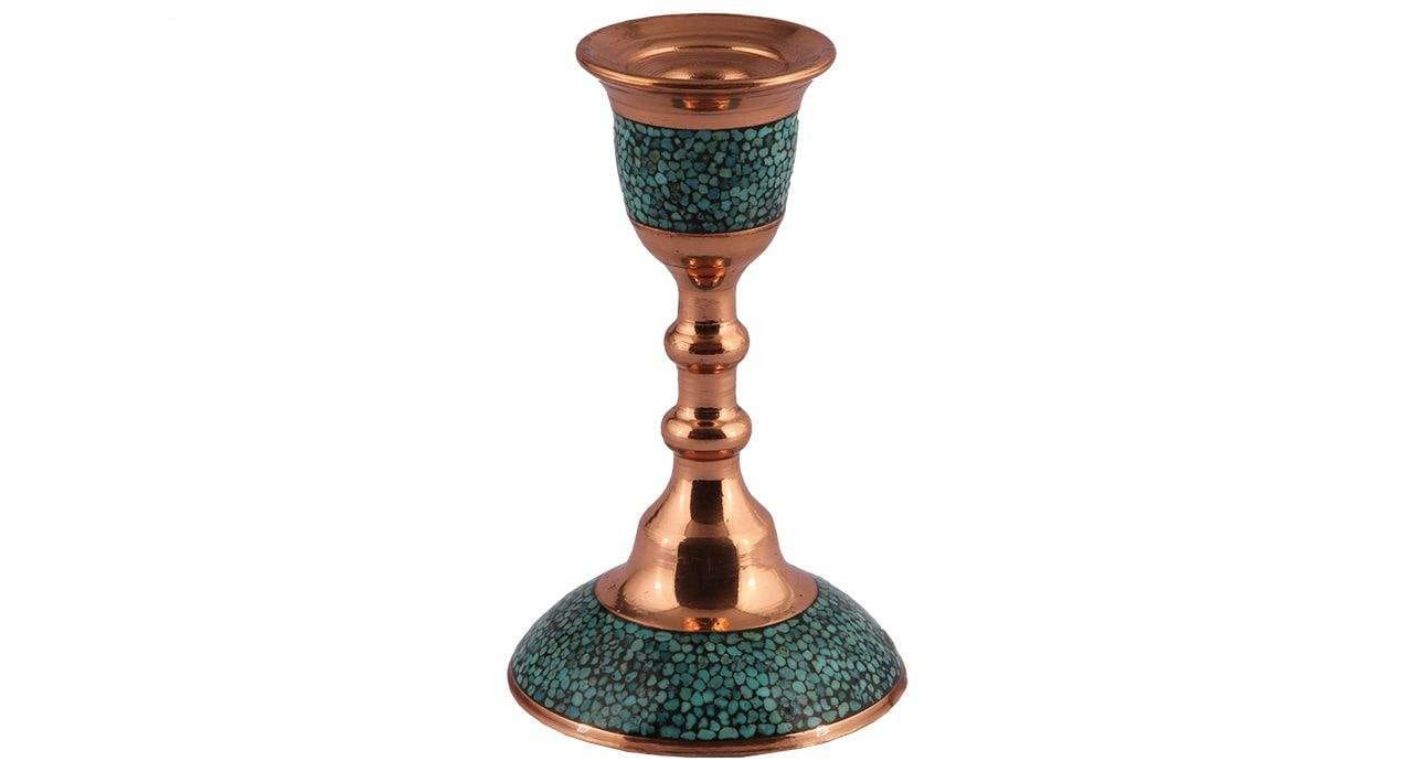 Persian Turquoise Handicraft Copper Candlestick Model 41,Turquoise stone,Turquoise handicrafts,Turquoise handicraft,buy Turquoise