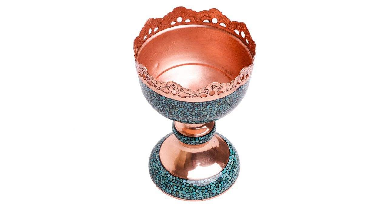 Persian Turquoise Handicraft Copper Bowl Model 136,Turquoise,iranian Turquoise,persian Turquoise,iran Turquoise