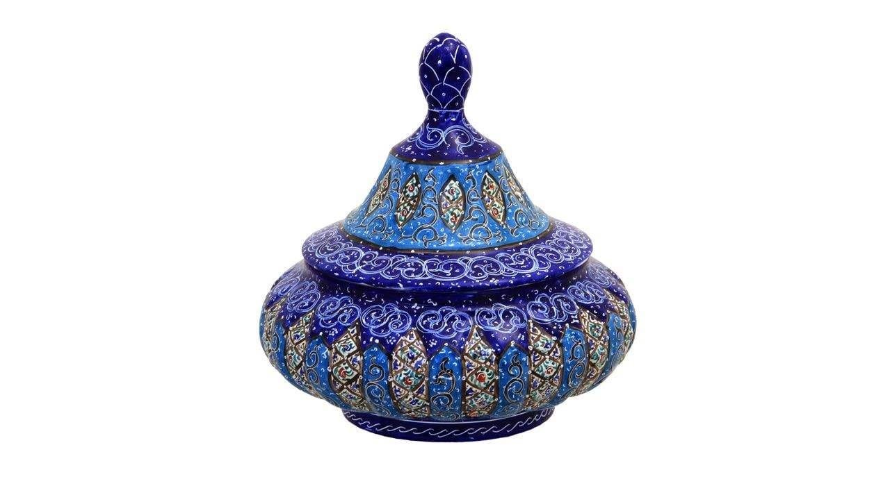 Enamel Handicraft Copper Container Model 10128-16,decoration plates,decoration dishes, हस्तकला, तामचीनी तामचीनी