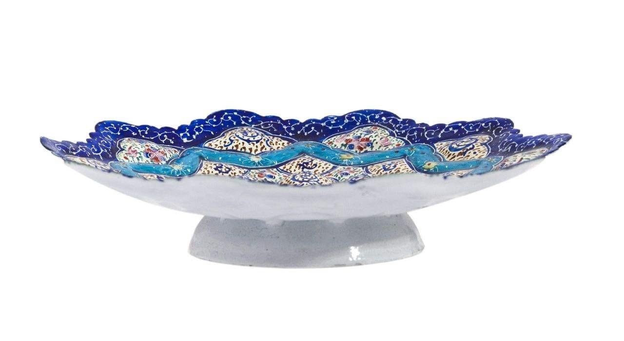 Enamel Handicraft Copper Dish Model 102-15-396-16,handicrafts dishes,dish handicraft,handicraft pots, हस्तशिल्प व्यंजन, पकवान हस्तकला, हस्तकला बर्तन