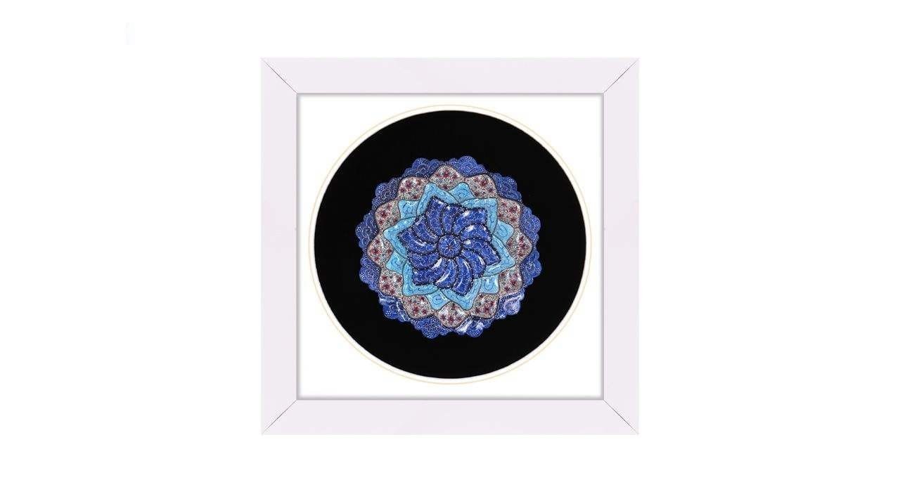 Enamel Handicraft Copper Frame of Dish Model MPF-Raman-1001,enamel dishes,ename handcraft,handicraft enamel,blue enamel,handicrafts,handicrafts dishes,dish handicraft,handicraft pots