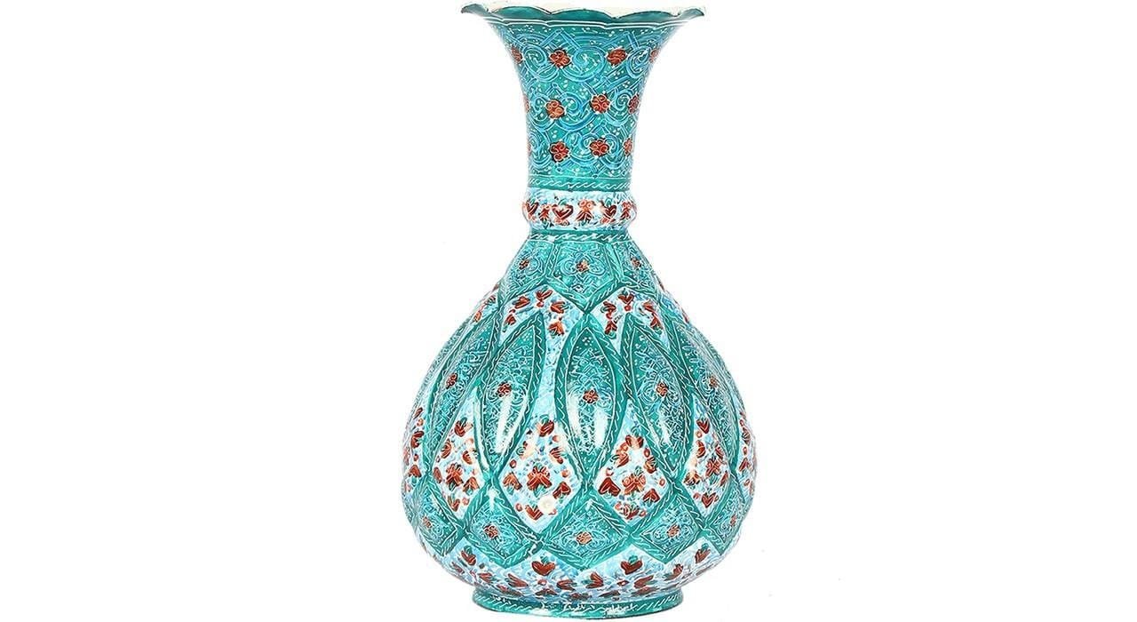 Enamel Handicraft Copper Pot Shalghami ShahAbbasi-9 Model,prices of enamel jar,prices of enamel pot,shop enamel