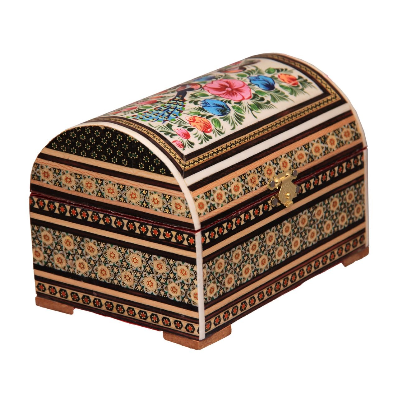 Khatam Inlaid Jewelry Box Modell 70166-1, Khatam Inlay Iran, Khatam Inlay Persisch, Khatam Inlay Iranisch