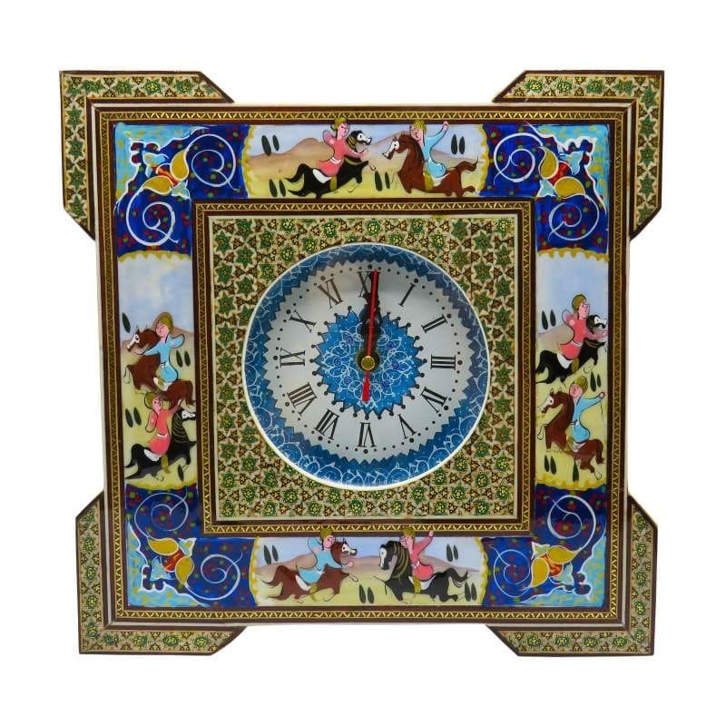 Khatam Inlaid clock Nabard Sohrab M0-300 Model,khatam inlaid handmade online,khatam inlaid handmade producers