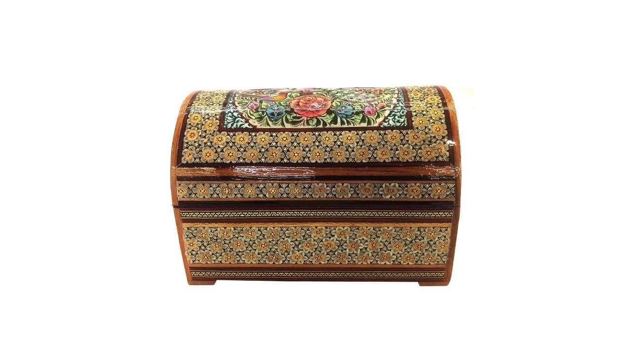 Khatam box Gol And Parandeh Design Model 1050,khatam inlaid handmade price,khatam inlaid handmade cost