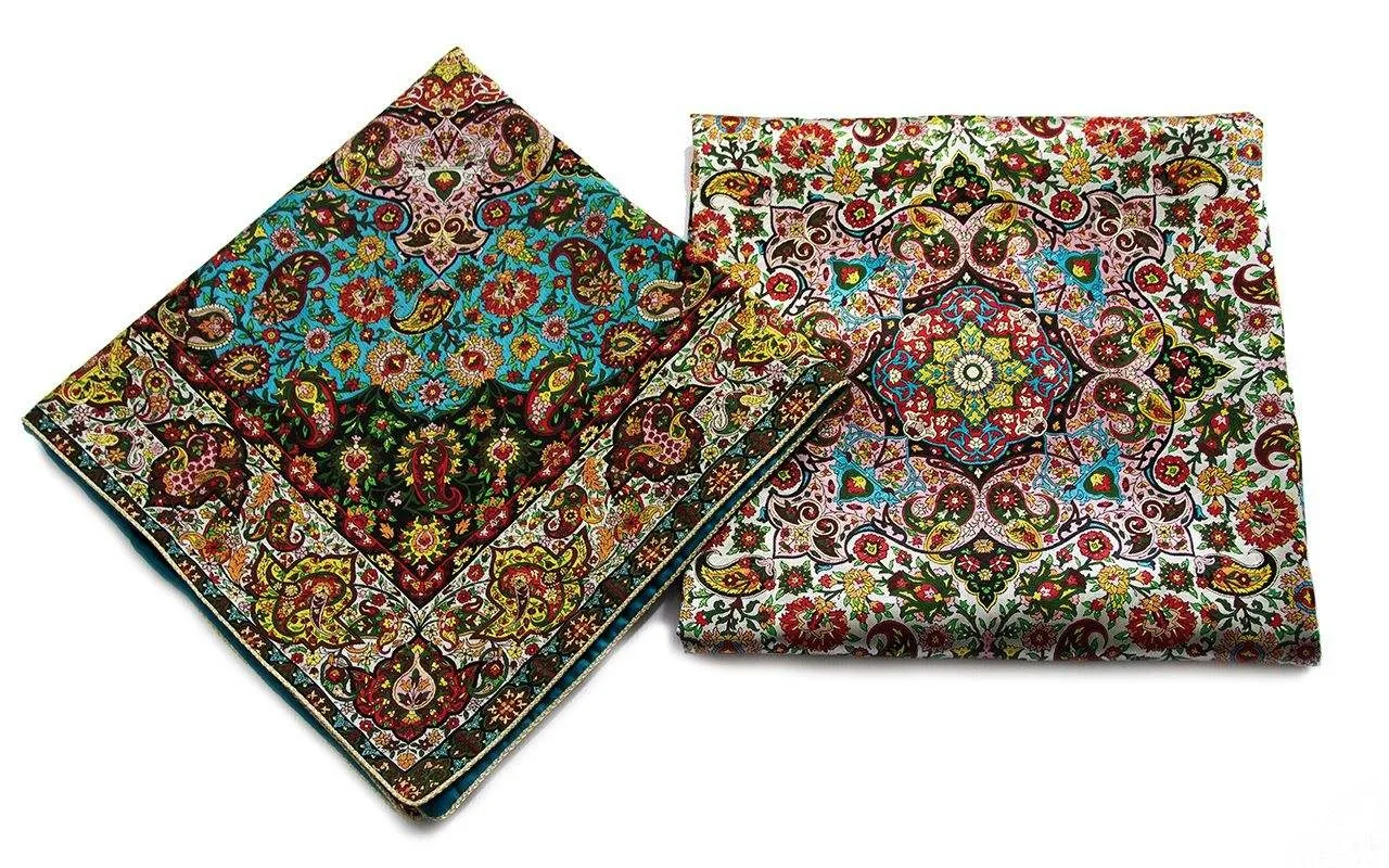 Nappe Termeh tissée à la main saran design, Nappe Termeh tissée à la main, persan termeh, iranian termeh