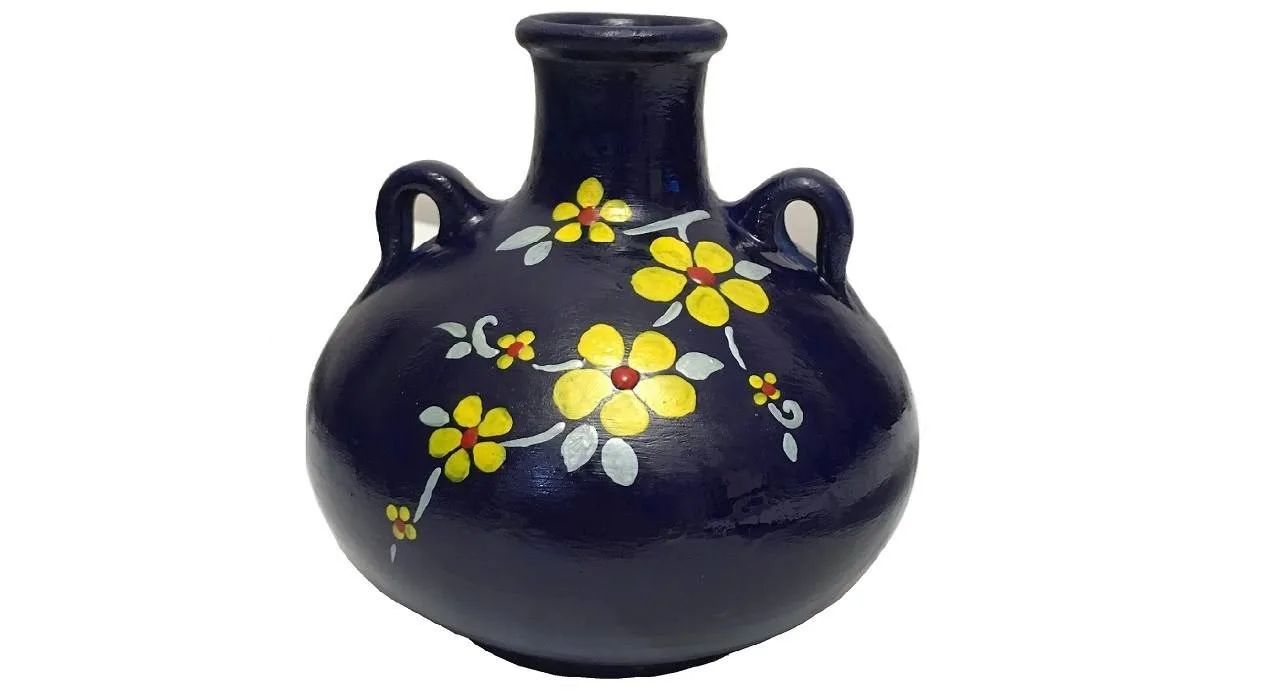 Handmade Pottery pot gol yakh design,Handmade Pottery pot,pottery stuff,pottery containers