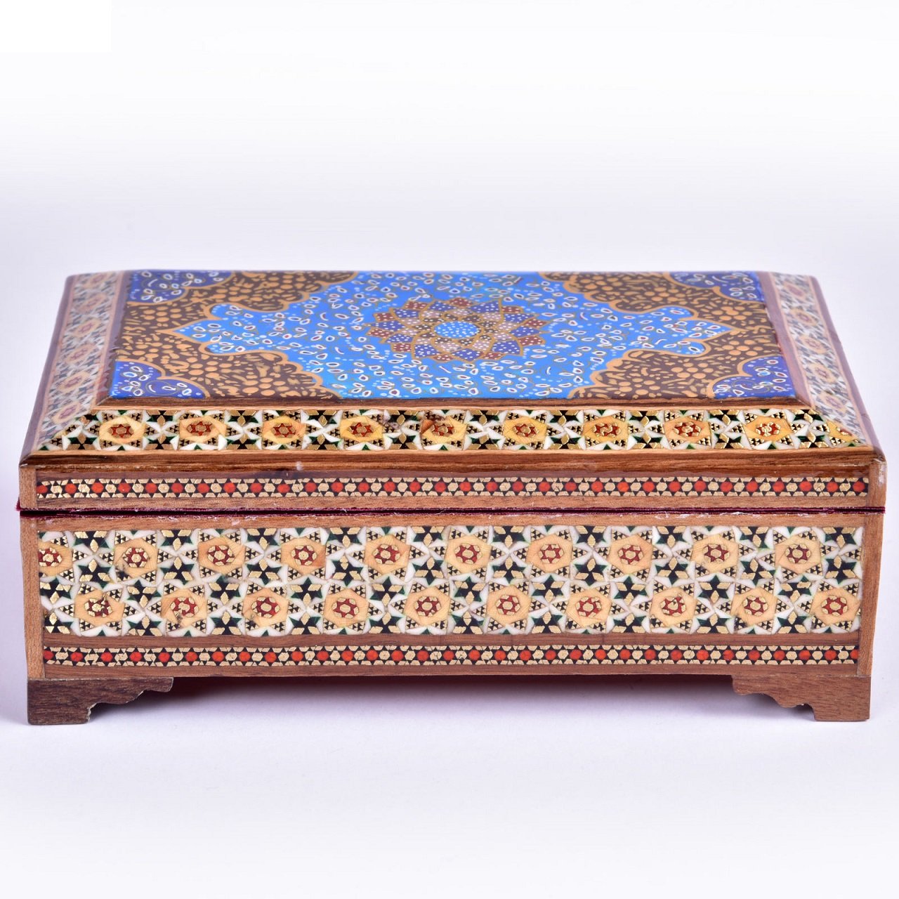 Khatam Jewelry box Model Deniz Code DA1610 , Khatam box, Inlaid, Khatam Jewelry box, Khatam