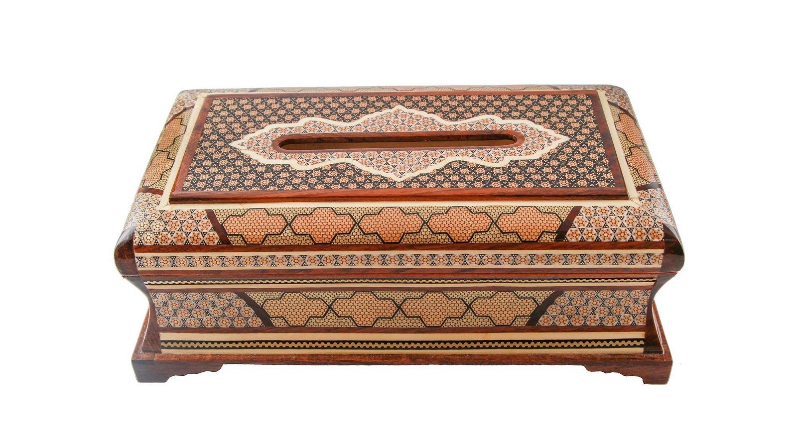 Khatam Tissue Box Code 231012 , Khatam Tissue, Inlaid, Khatam Tissue Box, Khatam