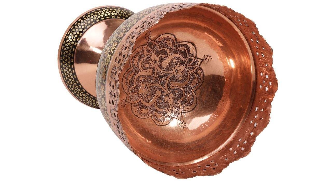 Khatam bowl copper model 143 , Khatam bowl model, Inlaid, Khatam bowl, Khatam