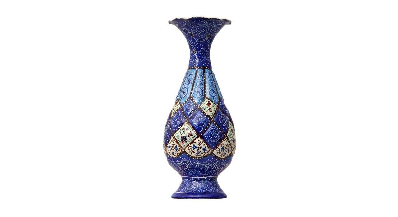 Enamel Handicraft Copper pot code MN209, qab el sanatları, el sanatları qabları, el işleri lövhələri