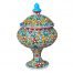 Enamel Handicraft Pottery container code m40,handicraft enamel,blue enamel,handicrafts,handicrafts dishes