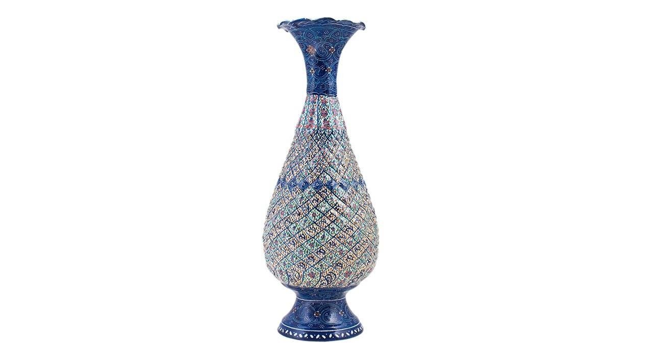 Enamel Handicraft copper pot design Sarahi 80-12-102 height 25 cm, bəzək qabları almaq, lakin bəzək qabları, dekorasiya qabları almaq, əl yeməkləri almaq