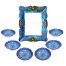 Enamel Handicraft Copper Mirrors and Dishes Model SH-3,price of enamel,enamel price,handmade enamel shop