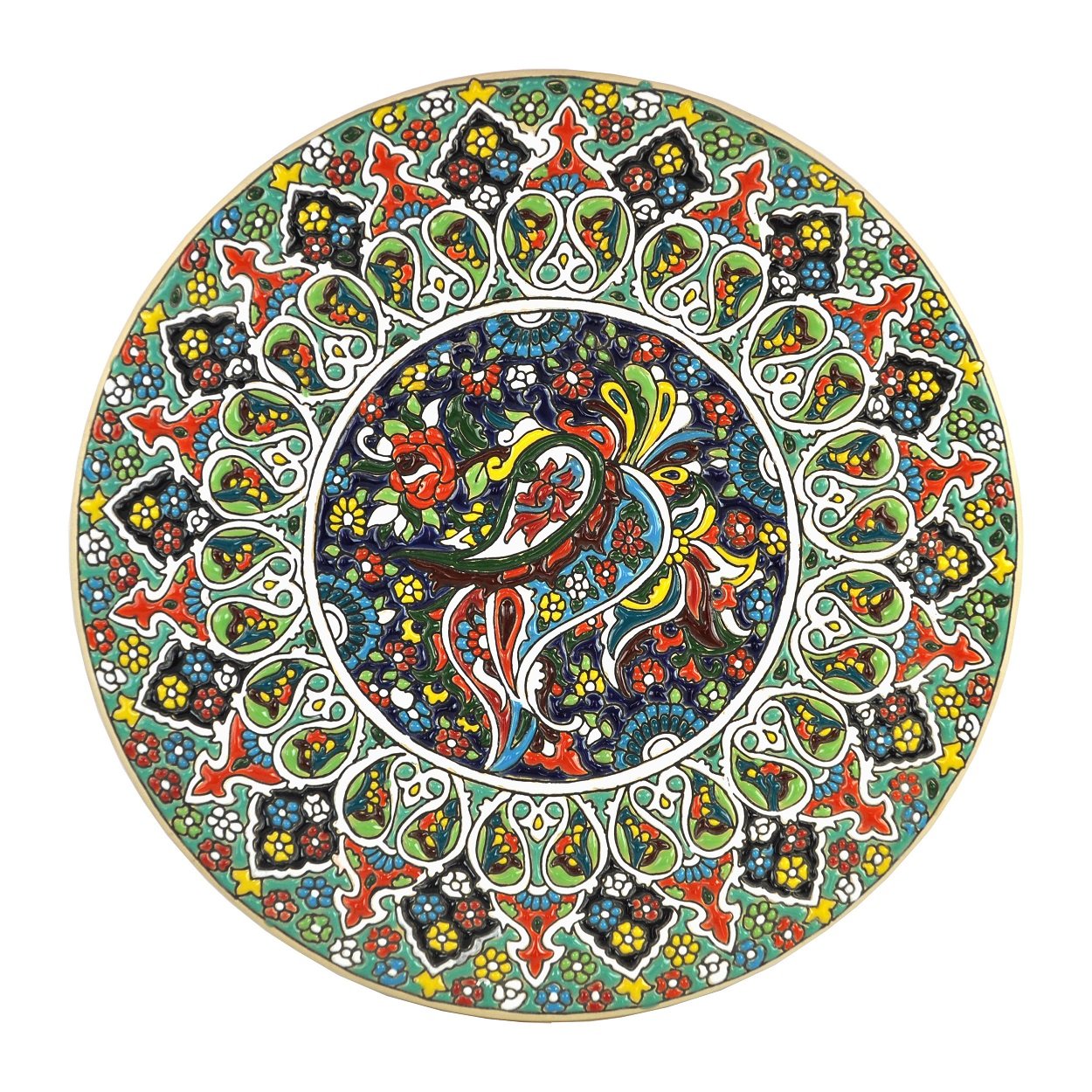 Enamel Handicraft Pottery dish code 1230018,buy traditional enamel,buy dishes,decoration plates,decoration dishes