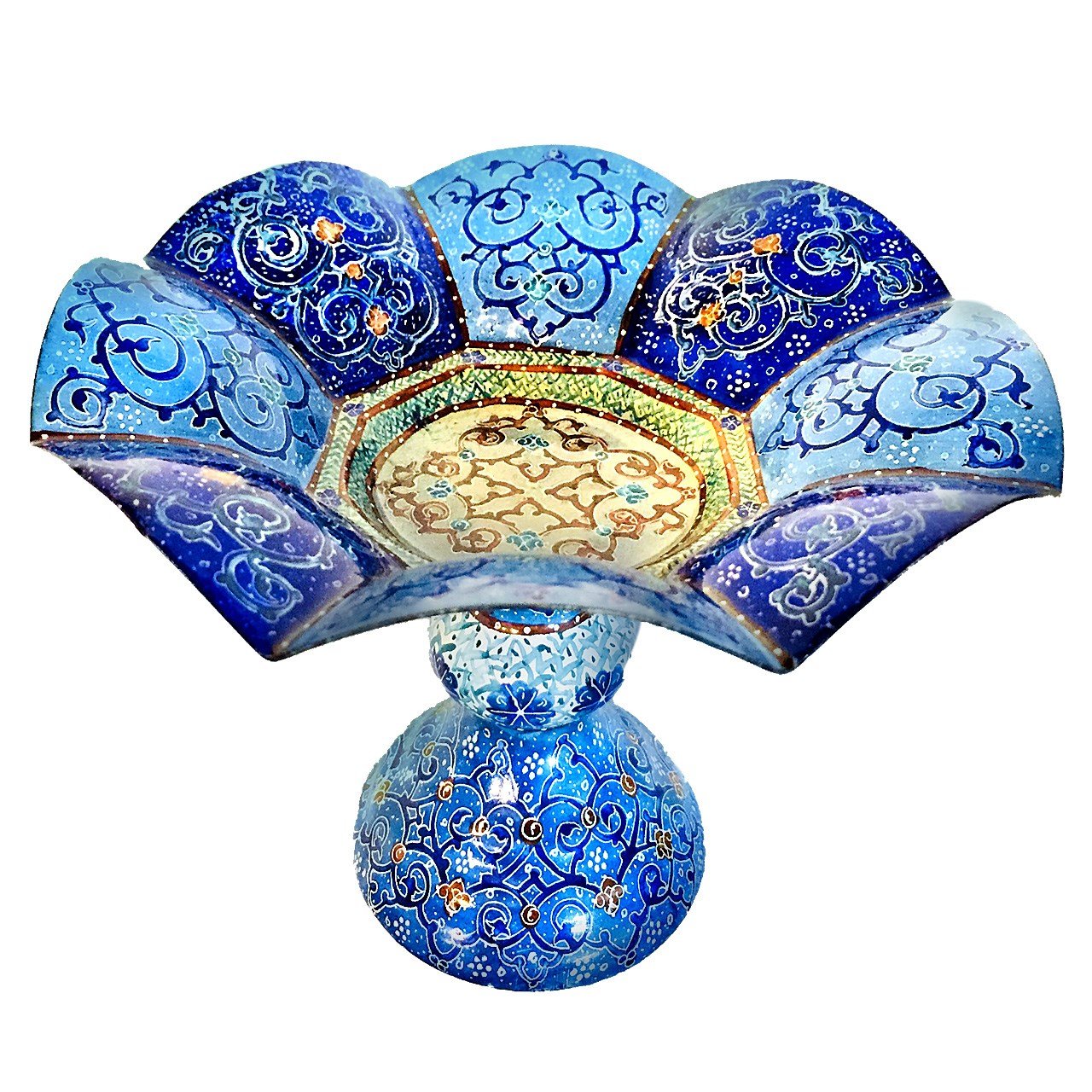 Enamel Handicraft copper dish design golbarg firoozeh 3 model Conf-3,buy enamel plate,buy enamels,buy blue enamel