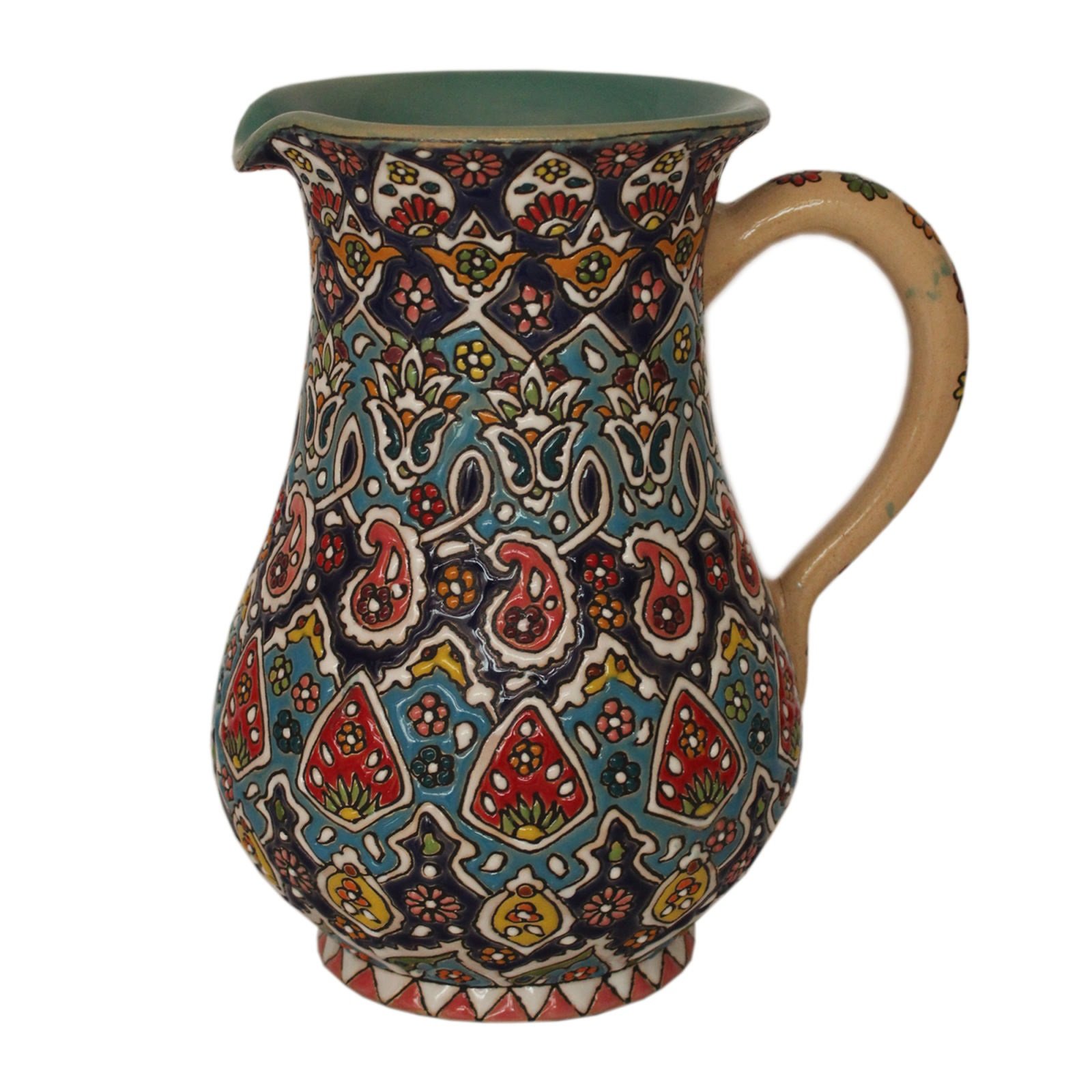 Enamel Handicraft pottery glass and jug code 30100010010,piatto fatto a mano,vasi fatti a mano,barattoli fatti a mano