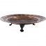 Handicraft Copper dish Flower and chicken design, koperen goederen handgemaakte, koperen spullen