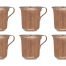 Handicraft Copper glass code 007 set 6 pcs,price of copper handicrafts,price of copper handmade