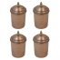 Handicraft Copper Spice container Shafaq model code 01 set 4 pcs,artigianato persiano rame,artigianato in rame