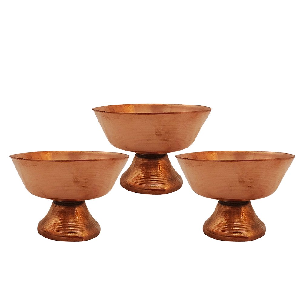 Handicraft Copper bowl Code 01 set 3 pcs,price of copper spoon,price of copper pot