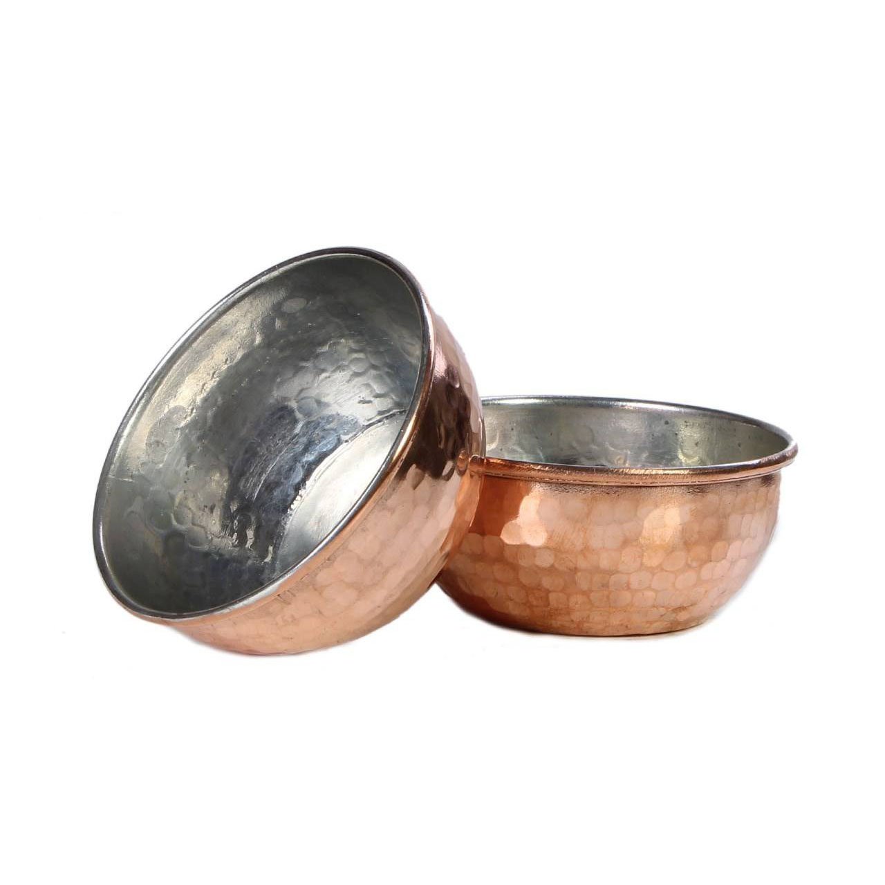 Handicraft Copper bowl code ZH09 set 2 pcs, cumpărați lucruri din cupru, cumpărați lucrări manuale din cupru