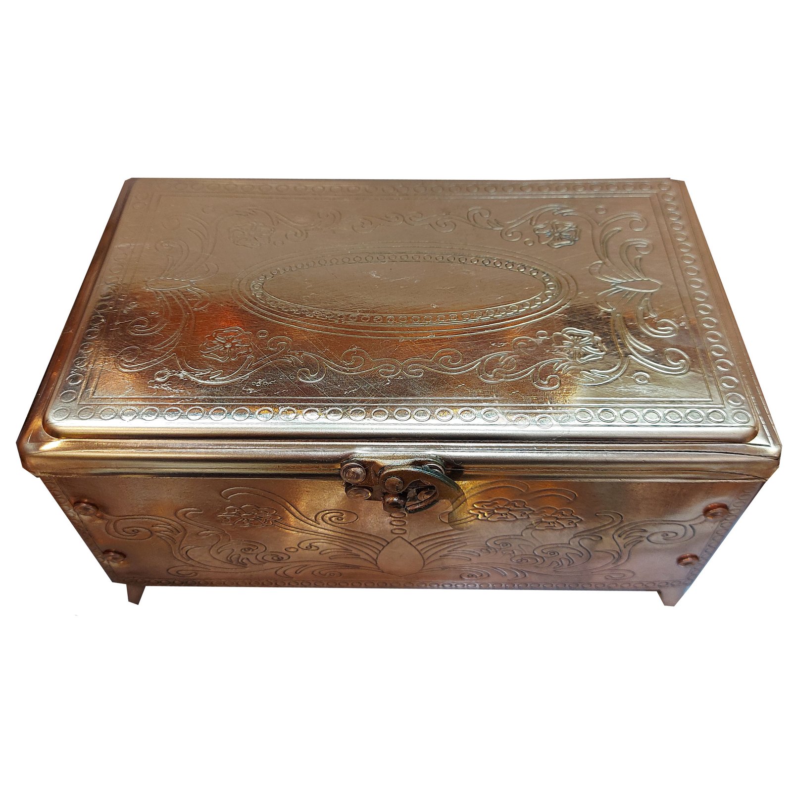 Handicraft Copper box Code 2584, artesanato cobre, cobre artesanal