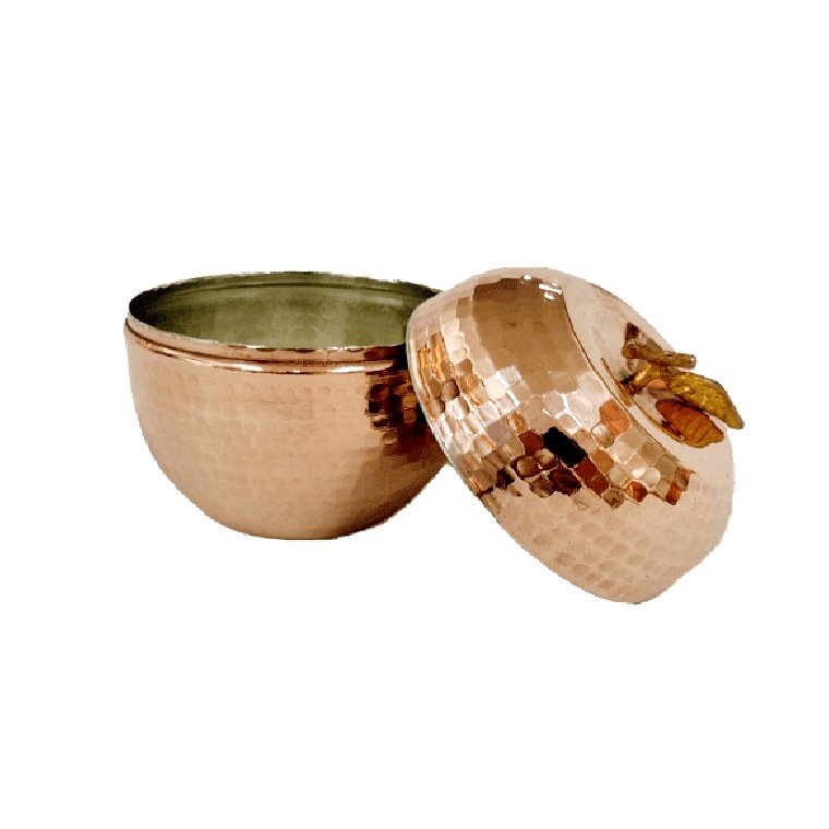 Handicraft Copper container Apple design code AZ_GH02A, preço do cobre glasess, preço do artesanato de cobre