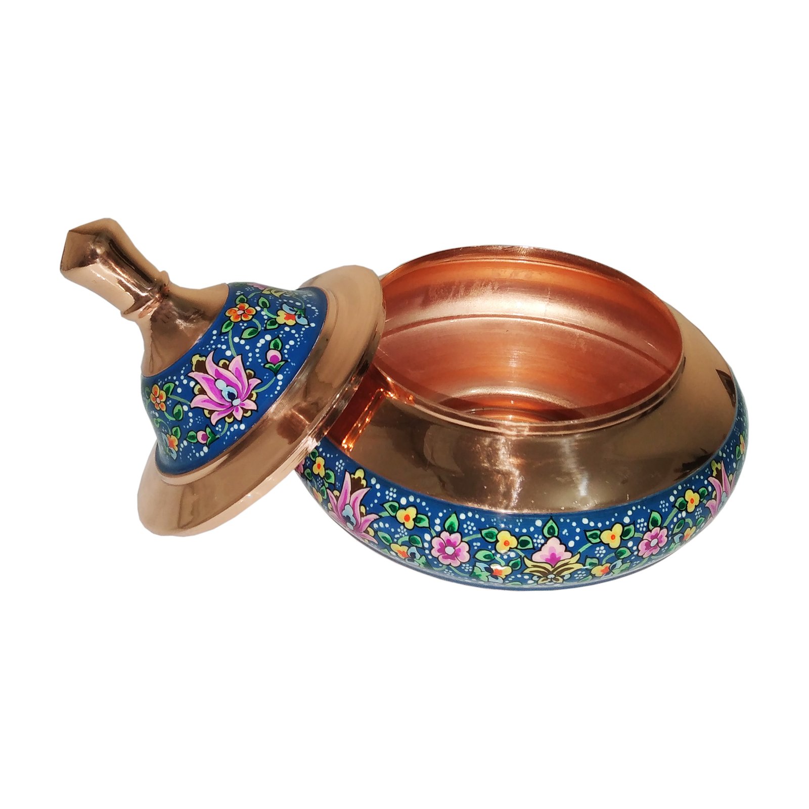 Handicraft Copper container model BoshghabParandeh code CHB02,price of copper handmade,price of copper glasess