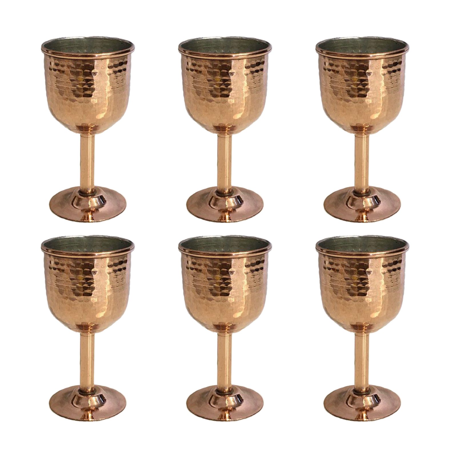 Handicraft Copper cup model noqli set 12 pcs,prezzo del cucchiaio di rame,prezzo della pentola di rame