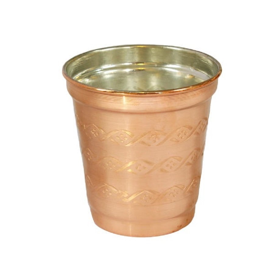 Handicraft Copper glass conical model code ZH216,price of copper dishes,price of copper handicrafts