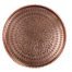 Handicraft Copper tray Round design code ZH45,price of copper dishes,price of copper handicrafts